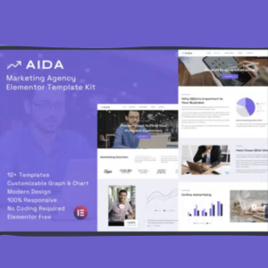 AIDA - Marketing Agency Elementor Template Kit