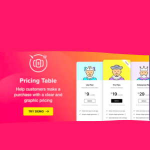 Elfsight Pricing Table Plugin